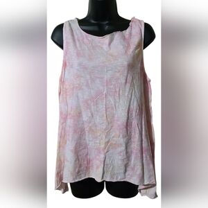 Women's True Craft Pink Tie-Dye Tanktop